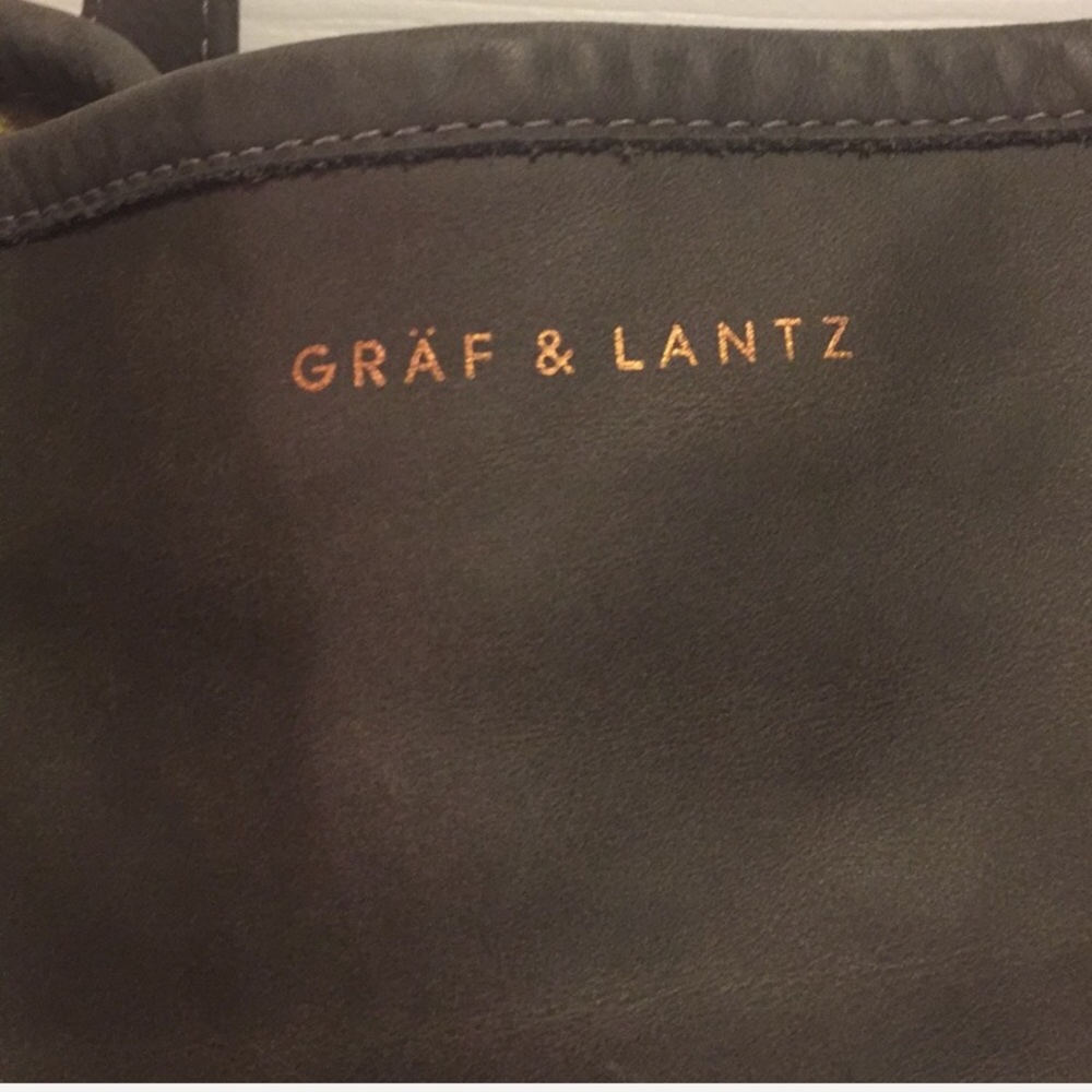 Graf & Lantz two tone tote - excellent condition!
